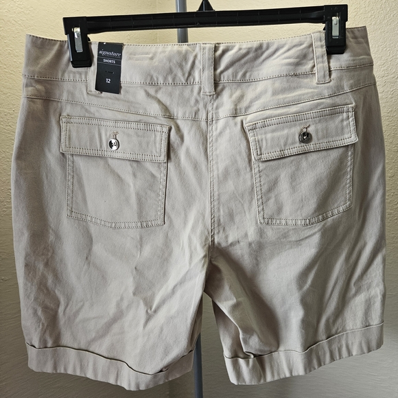 Women's Tan Shorts - Picture 2 of 2